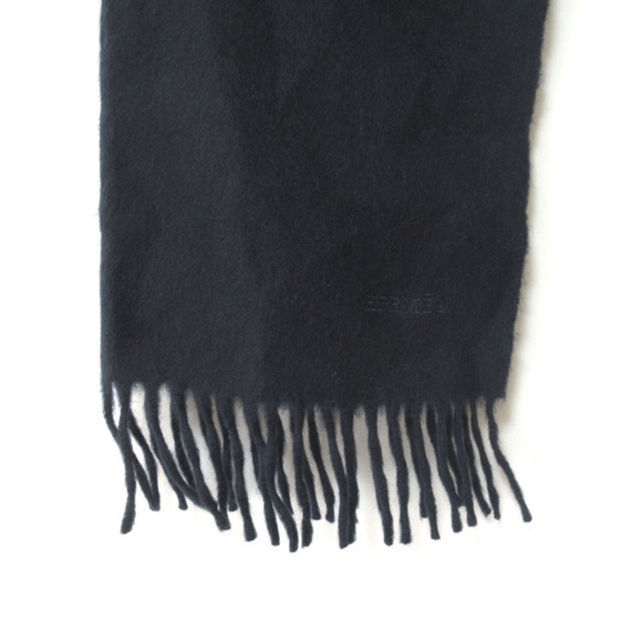 HERMES Blue Scarf - Picture 4 of 13